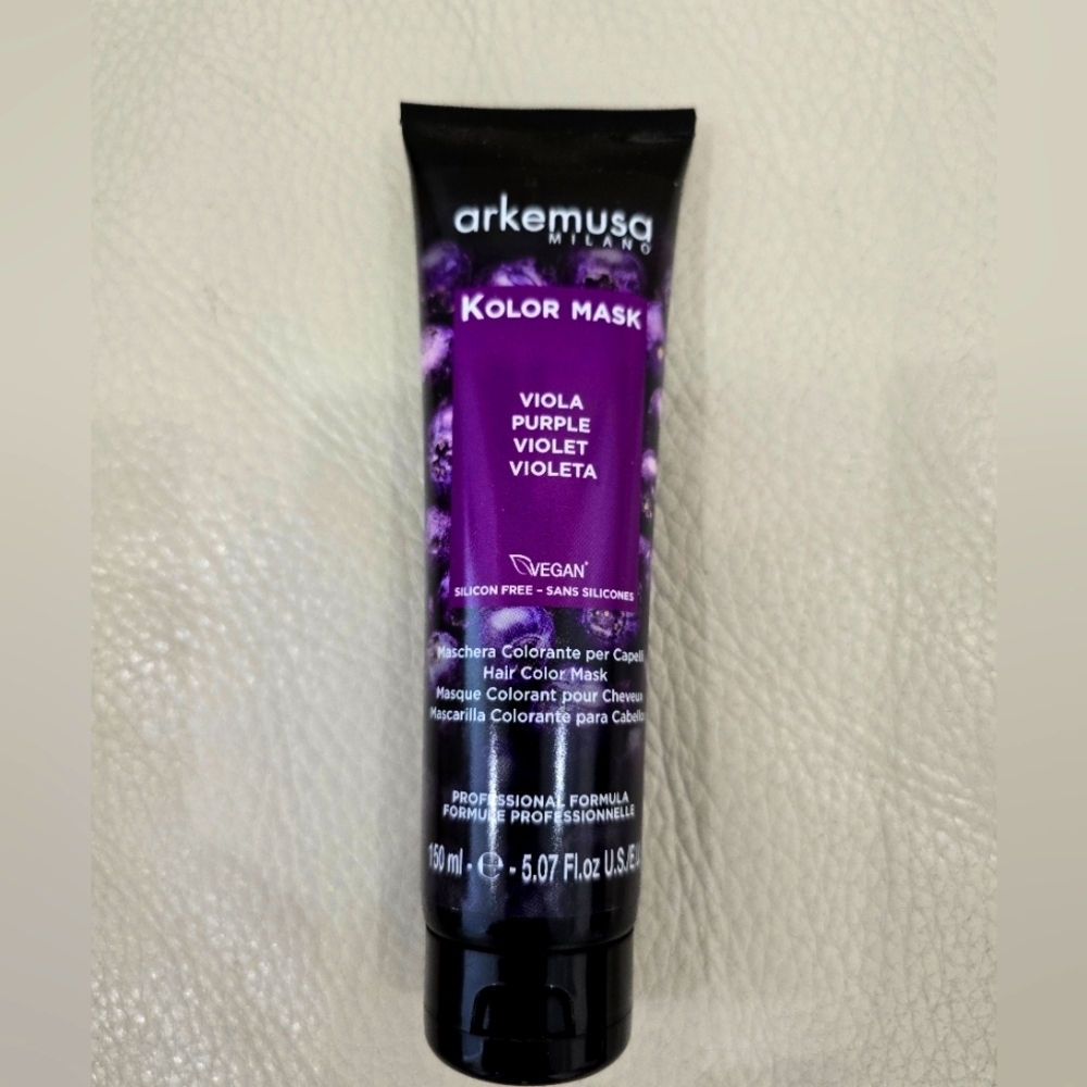 Arkemusa Milano Kolor Hair Color Mask in Purple Violet New Dye Made in Italy
